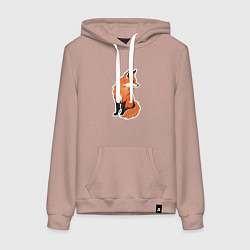 Женская толстовка-худи Рыжая плутовка