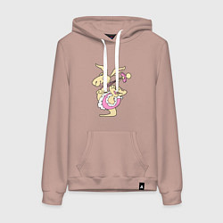 Женская толстовка-худи Кенгурёнок