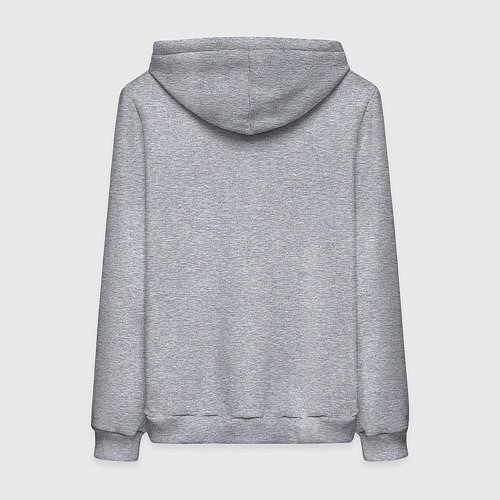 Женская толстовка-худи Honda logo auto grey / Меланж – фото 2