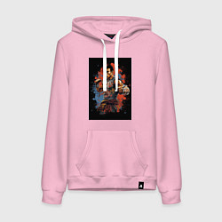 Женская толстовка-худи Тайский боец