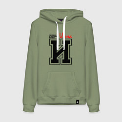 Женская толстовка-худи Инна человек с большой буквы