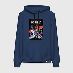 Женская толстовка-худи Рей Аянами Аска Лэнгли Сорью