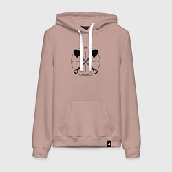 Женская толстовка-худи Копай