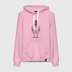 Женская толстовка-худи Праздничный петух