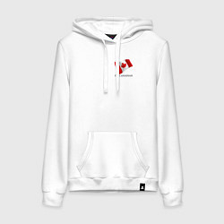Женская толстовка-худи Im Canadian - motto