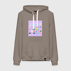 Женская толстовка-худи Ретро стиль нулевых y2k