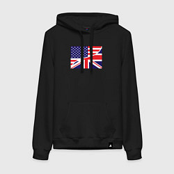 Женская толстовка-худи США и Великобритания