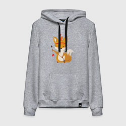 Женская толстовка-худи Лисёнок лучник