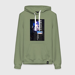 Женская толстовка-худи Рем близняшка горничная