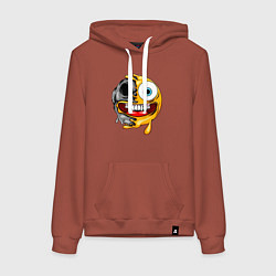 Женская толстовка-худи Радостный смайлик