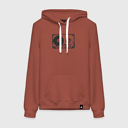 Женская толстовка-худи Audio cassette