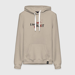 Женская толстовка-худи Limp bizkit group