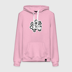 Женская толстовка-худи Вирус covid-19