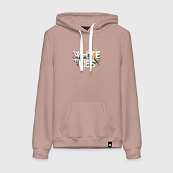 Женская толстовка-худи White Lies - Flowers