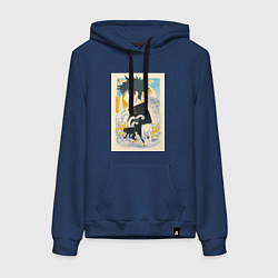 Женская толстовка-худи Магическая битва Мэгуми Фусигуро тень