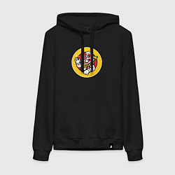 Женская толстовка-худи Весёлый клоун