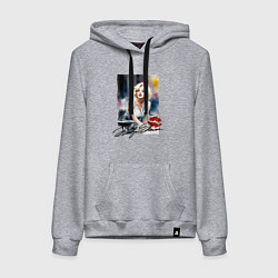 Женская толстовка-худи Мэрилин Монро - звезда