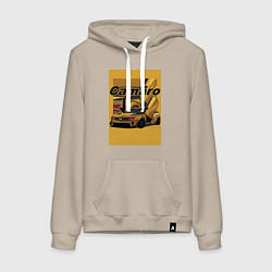 Женская толстовка-худи Chevrolet Camaro авто