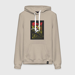 Женская толстовка-худи Человек-бензопила Денджи воплощение демона