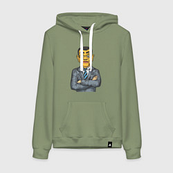 Женская толстовка-худи Человек кукла