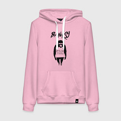 Женская толстовка-худи Обезьяна граффити уличное искусство Banksy