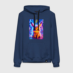 Женская толстовка-худи Пушистый милый Пикачу - нейроарт