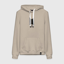 Женская толстовка-худи BTS знак