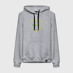 Женская толстовка-худи Сердце в цветах флага Ямайки - one love Боб Марли