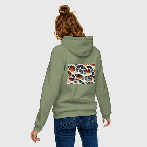 Женская толстовка-худи Вдохновлено Антонио Гауди / Авокадо – фото 4