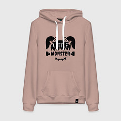 Женская толстовка-худи Girl - Little monster