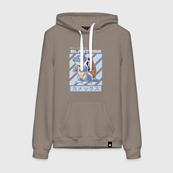 Женская толстовка-худи Покемоны Бластойз Blastoise