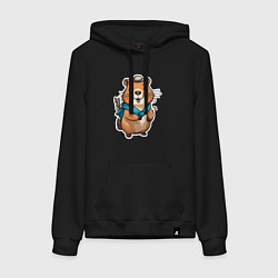 Женская толстовка-худи Счастливая капибара