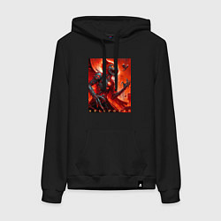 Женская толстовка-худи Кибер кошка ведьма - хэллоуин