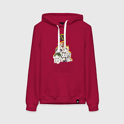 Женская толстовка-худи Exo в виде милых зверушек