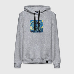 Женская толстовка-худи Профессор на картине Ван Гога