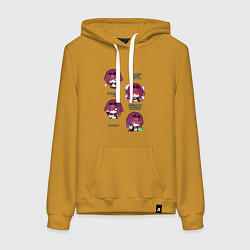 Женская толстовка-худи Кафка фразы