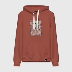 Женская толстовка-худи Мандалорец - Беби Йода