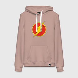 Женская толстовка-худи Flash logo