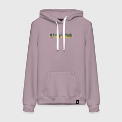 Женская толстовка-худи The mandalorian season 3 logo