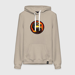 Женская толстовка-худи Mortal kombat logotype