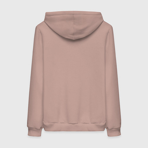 Женская толстовка-худи Смерть и гроб / Пыльно-розовый – фото 2