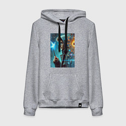 Женская толстовка-худи Гарри Поттер - киберпанк