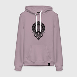 Женская толстовка-худи Графичная змея