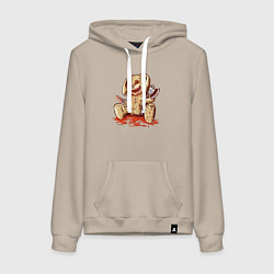 Женская толстовка-худи Зайчик киллер