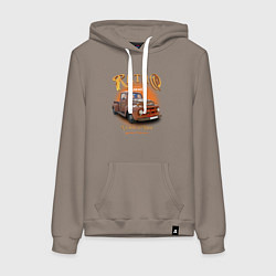 Женская толстовка-худи Ретро гараж и автомобиль Ford F