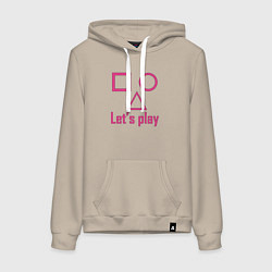 Женская толстовка-худи Давай сыграем