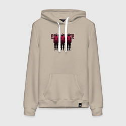 Женская толстовка-худи Три солдата