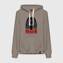 Женская толстовка-худи Хищник - шлем