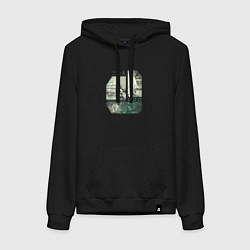 Женская толстовка-худи Двуликий юноша