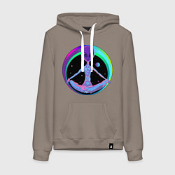 Женская толстовка-худи Alien Peace